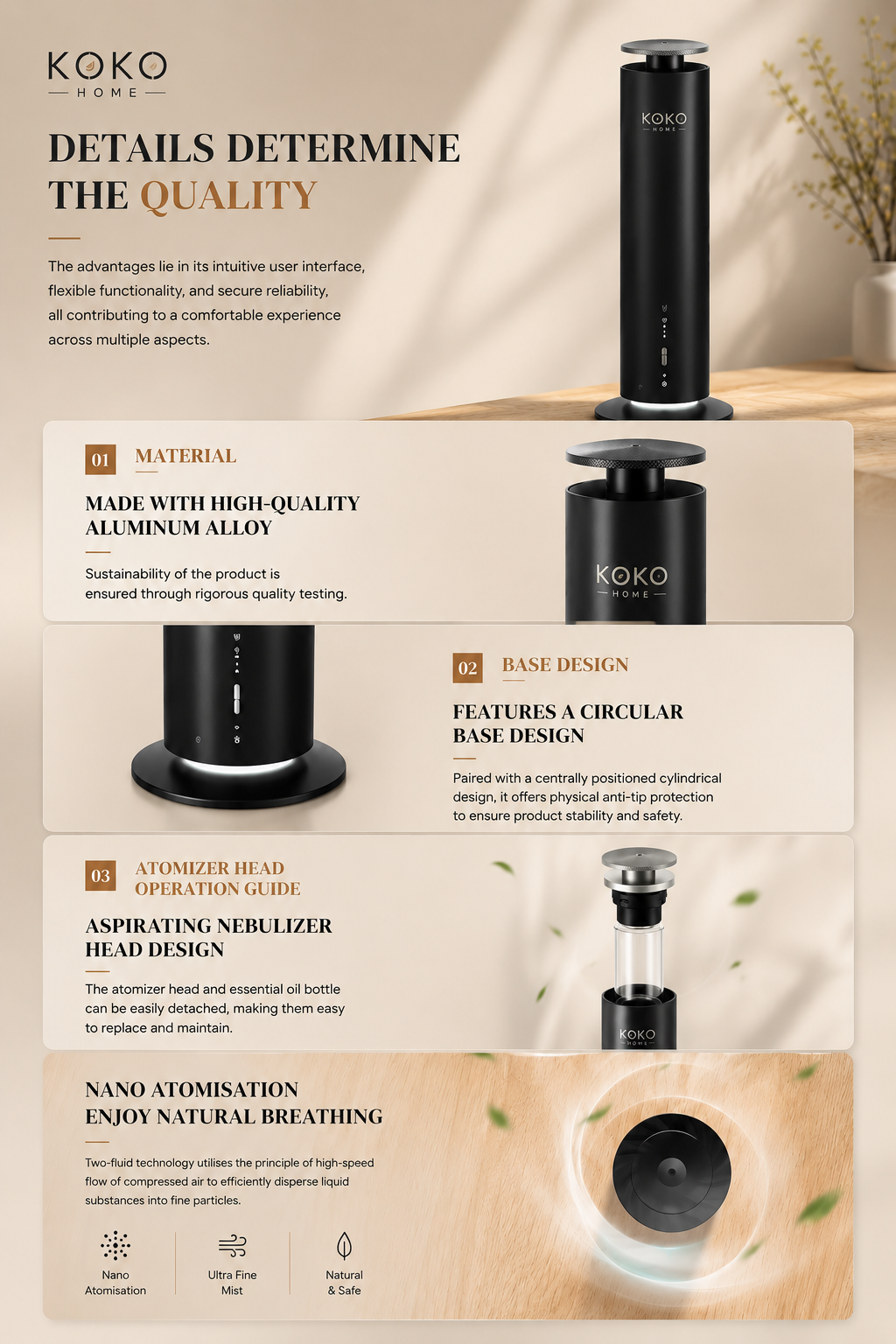 KOKO Waterless Scent Diffuser