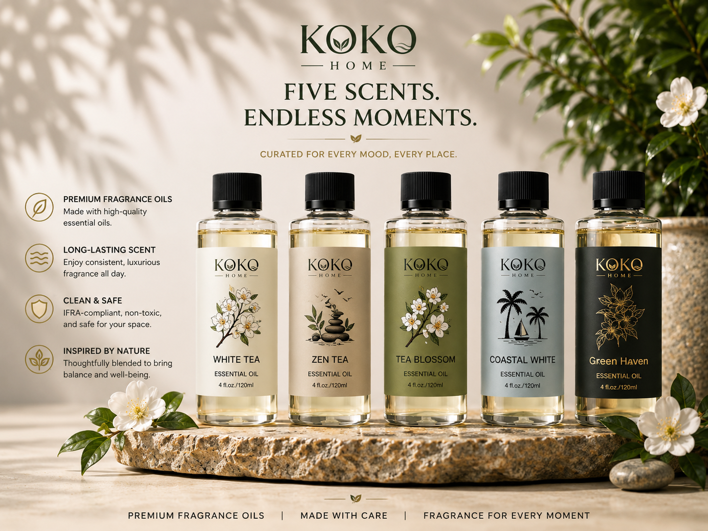 Home Tea Collection – 5 Signature Scents