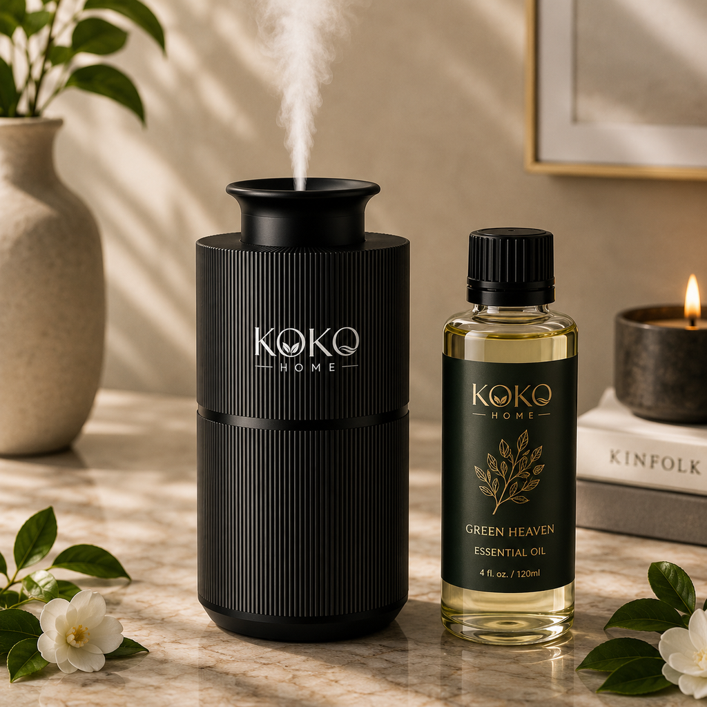 KOKO Mini Starter Kit – Diffuser + 120 mL Fragrance Oil