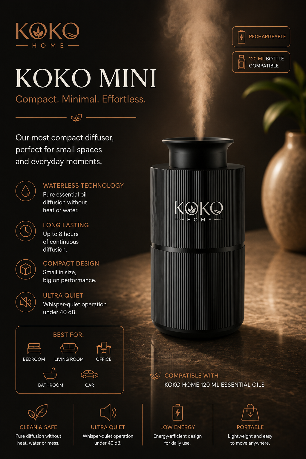KOKO Mini Waterless Diffuser