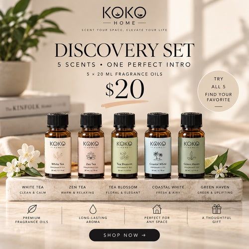 KOKO HOME Discovery Set of five 20 mL fragrance oils